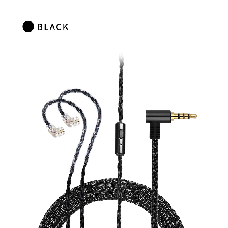 JCALLY JC16S 16 Core OFC Upgrade Cable with Mic HIFI Earphones